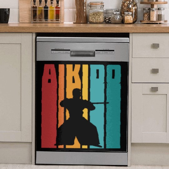 Vintage Aikido Japan Taekwondo Karate Martial Arts Dish Washer Covers