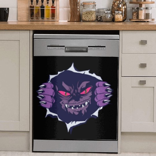Scary creepy monster Scary creepy monster inspirat Dish Washer Covers