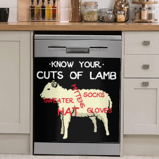 Knitting Knitter Crochet Needle Knitting Lamb Wool Dish Washer Covers