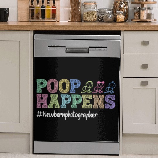 Poop Happens #Newbornphotographer - Newborn Dish Washer Covers