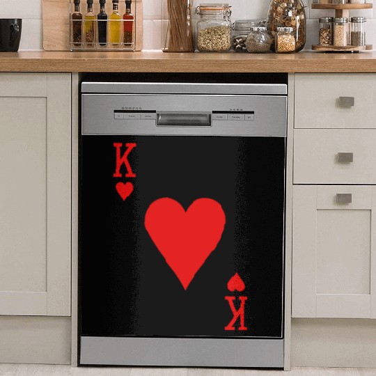 King Of Hearts Matching Couple Saint Valentine's D Dish Washer Covers