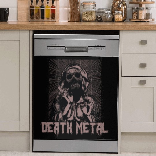 Goth Rock Satan Unicorn Festivals Death Metal Dish Washer Covers