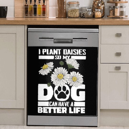 Daisy Gardening Dog Dish Washer Covers