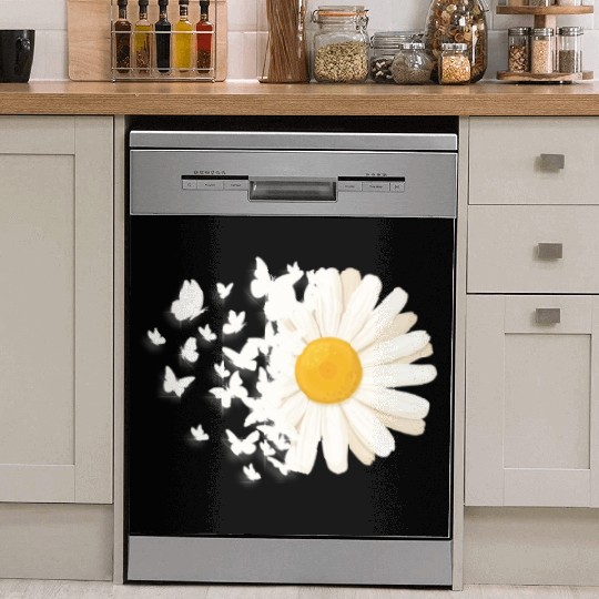 Marguerites Daisy Summer Daisies Flower Garden Dish Washer Covers