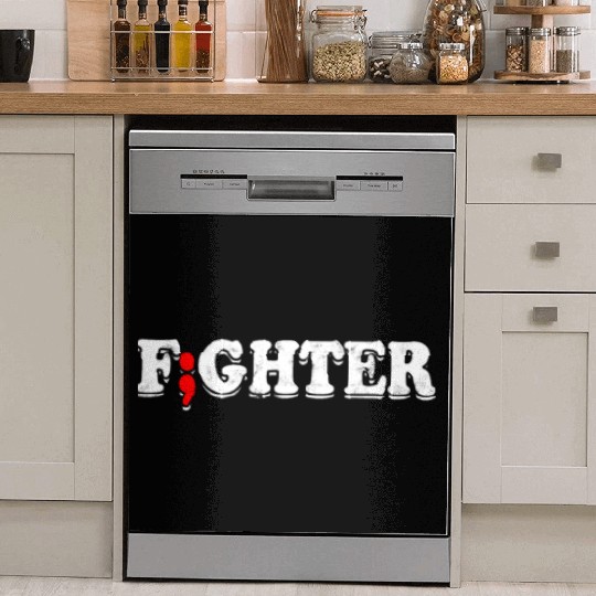 Fight Depression Prevention Mental Awareness Dish Washer Covers