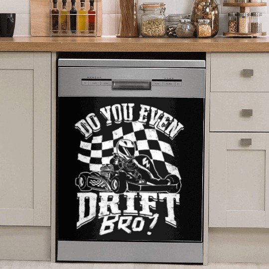 Go Kart Racer Pit Crew Car Racing Karting Dish Washer Covers
