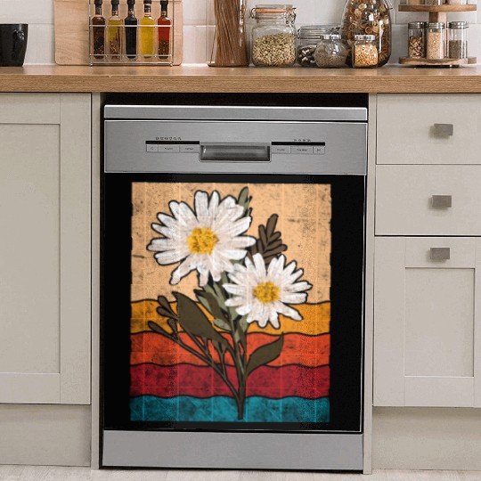 Marguerites Daisy Summer Daisies Flower Garden Dish Washer Covers