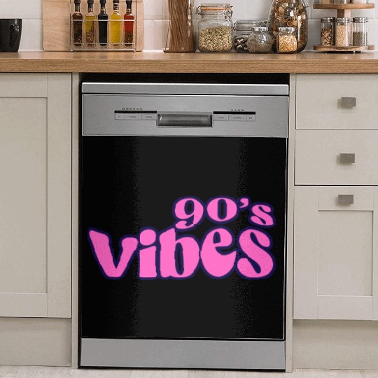 90s vibes ,classic, retro,vintage Dish Washer Covers