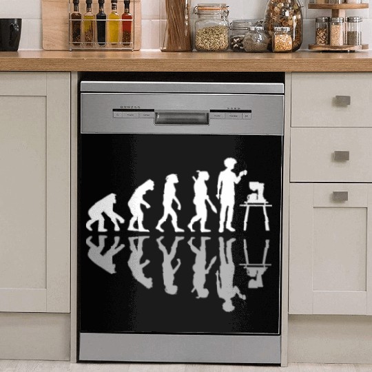 Human Evolution Home Brewing Coffeemaker Barista Dish Washer Covers