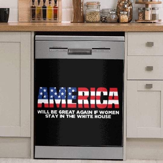 America Will Be Great Again Black Dish Washer Covers