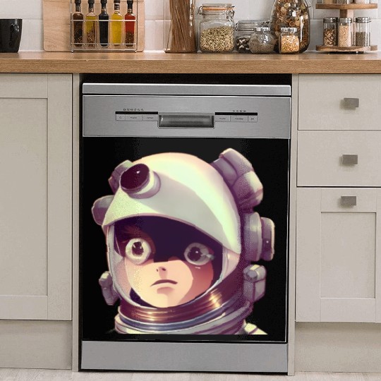 Space Astronaut Ape Dish Washer Covers