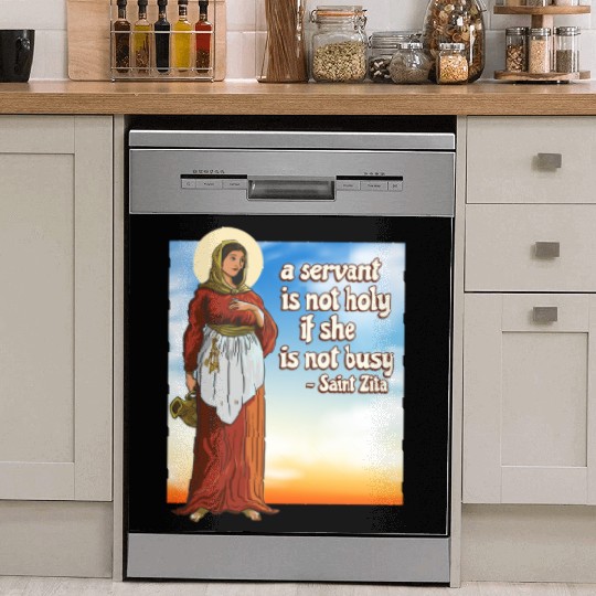 Saint Zita Catholic Patron Maids Waiter Homemakers Dish Washer Covers