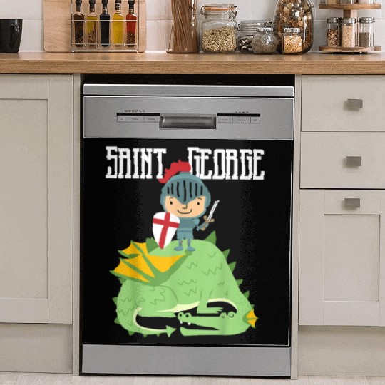 St. George and the Dragon Catholic Saint Kids Boys Dish Washer Covers