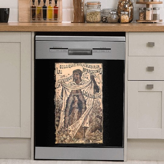 St Juan Diego Our Lady of Guadalupe Vintage Mary C Dish Washer Covers