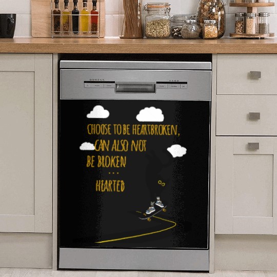 cat skateboard Dish Washer Covers