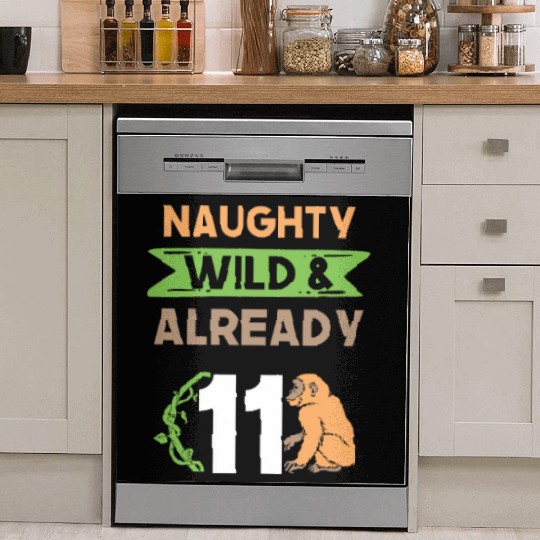 Gift 11 years birthday girl boy Ape Monkey Dish Washer Covers