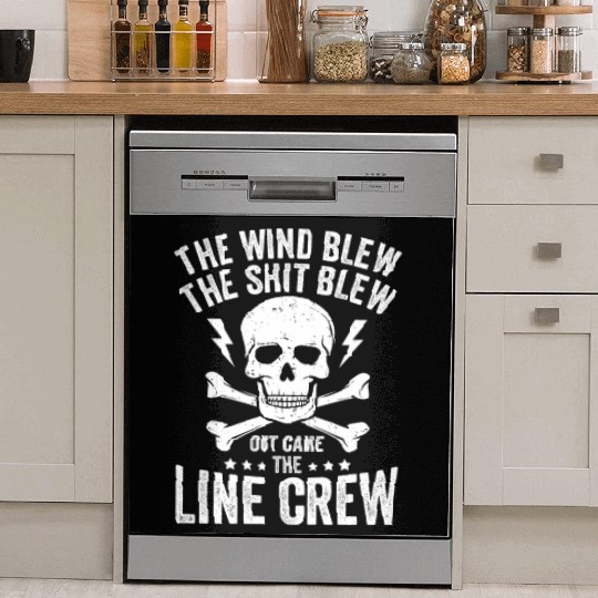 Funny Electrical Lineman Saying Thank A Lineman Dish Washer Covers