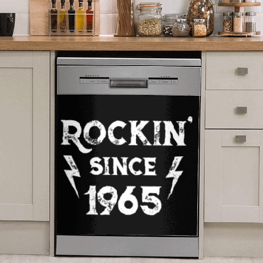 57 Year Old: Classic Rock 1965 57th Birthdayfantas Dish Washer Covers