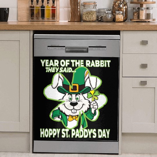 Year of the Rabbit - St. Paddy's Day Dish Washer Covers