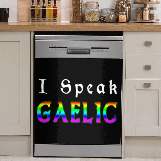 St Patricks Day Rainbow LGBT | I Speak Gaelic Dish Washer Covers