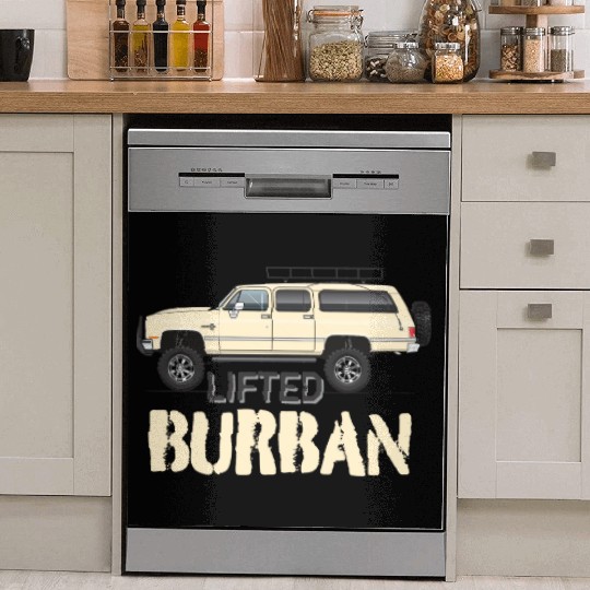 burban Santa Fe Tan Dish Washer Covers