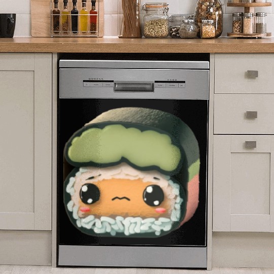 Cute Realistic Sushi Roll Dish Washer Covers