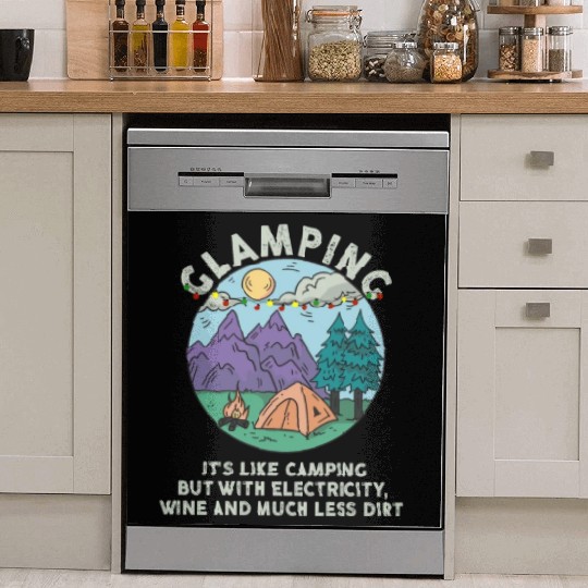 Glamping Definition Glamper Its Like Camping Spark Dish Washer Covers