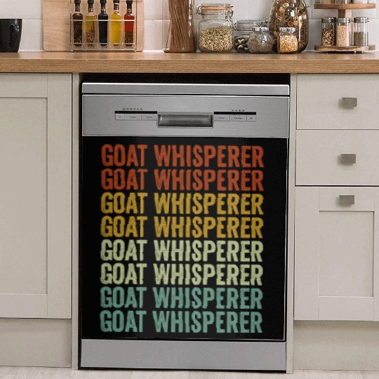 Goat Whisperer Goat Lovers Farmer Dish Washer Covers
