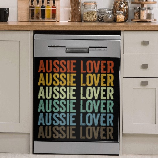 Aussie Lover Australian Shepherd Dog Dog Lover Dish Washer Covers
