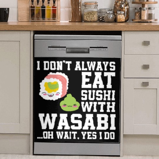 Sushi And Wasabi Dish Washer Covers