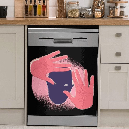Faceless hands creepy looking Faceless hands creep Dish Washer Covers