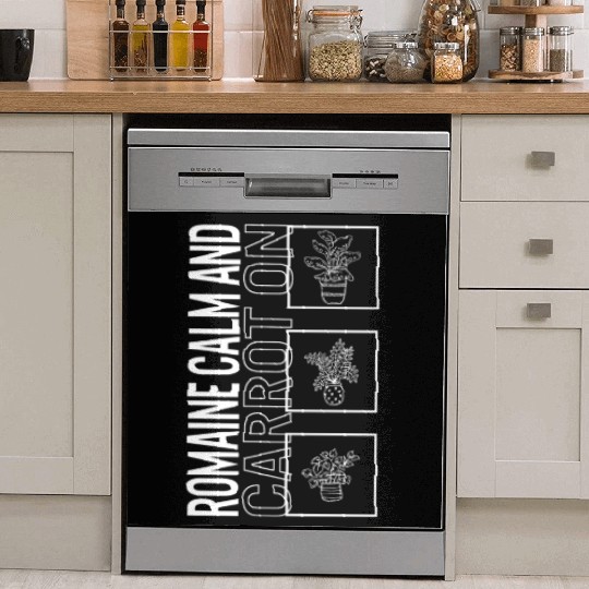 Romaine Calm And Carrot On, Garden Plant Dish Washer Covers