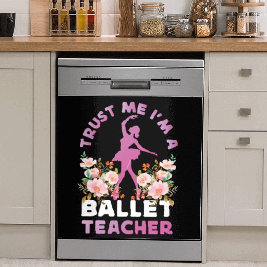 Ballet Dancer Dance Girl Ballerina Dish Washer Covers