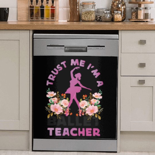 Ballet Dancer Dance Girl Ballerina Dish Washer Covers