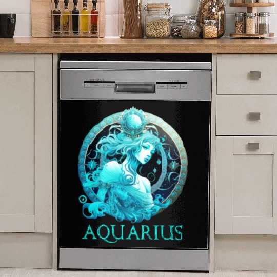 Embrace Your Aquarius Identity: Aquarius Pride Zod Dish Washer Covers