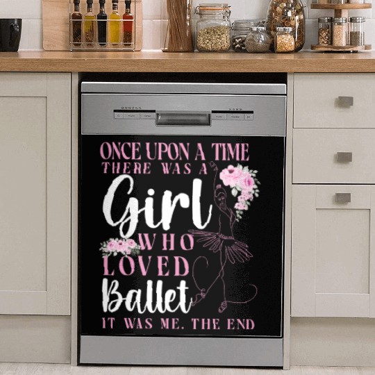 Ballet Dancer Dance Girl Ballerina Dish Washer Covers