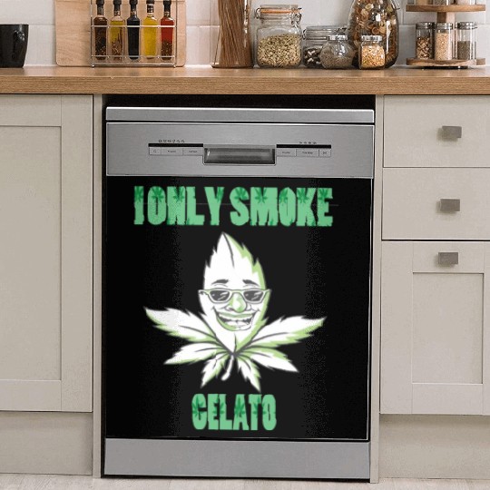 I ONLY SMOKE GELATO Dish Washer Covers