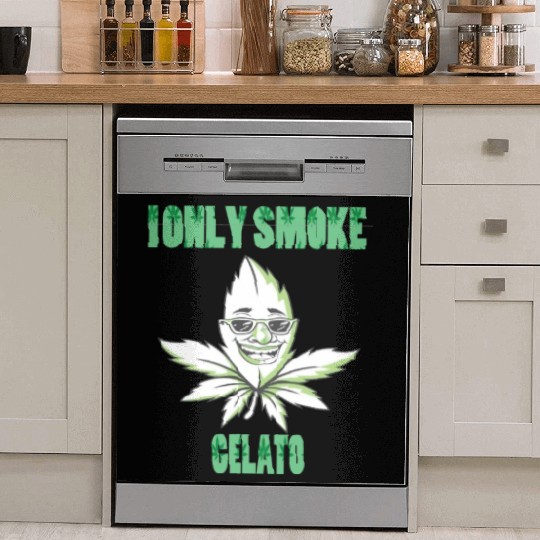 I ONLY SMOKE GELATO Dish Washer Covers