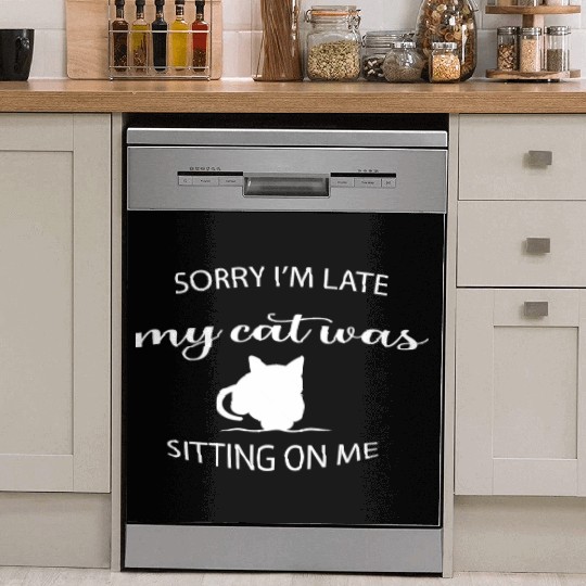 Cute Cat Lover Cat Mam Funny Cat Mom Animal Lover Dish Washer Covers