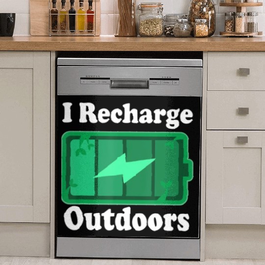 Nature Lover Outdoors Quote Dish Washer Covers