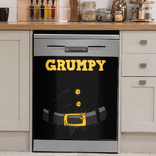 Grumpy Santa Claus - Ugly Christmas Dish Washer Covers