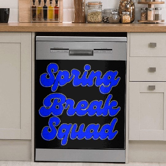 Spring Break Squad Summer Vacation Spring Break Dish Washer Covers
