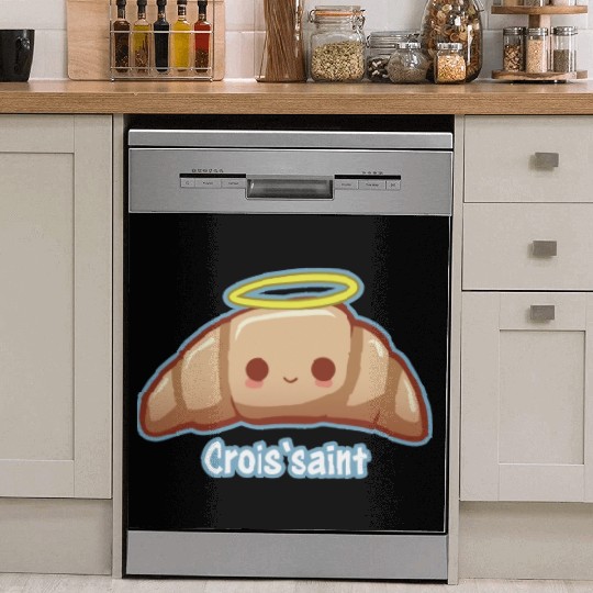 Croissaint - innocent croissant Dish Washer Covers