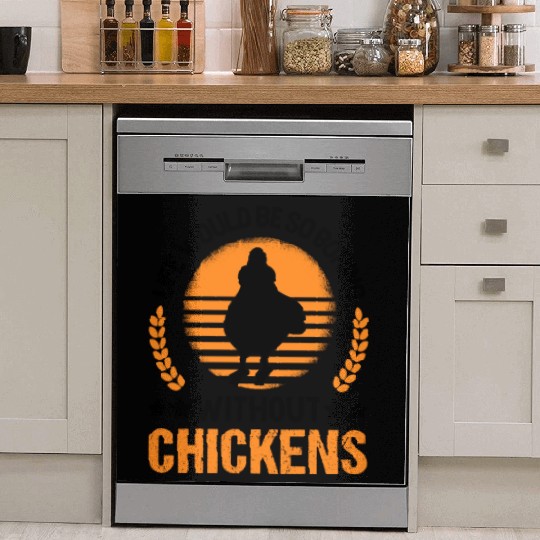 Chickens Chicken Farm Farmer Dish Washer Covers
