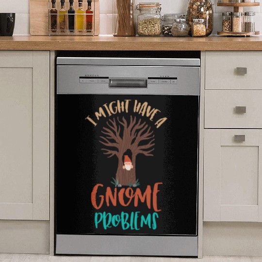 Gnomes - Gnome Collecting - Gnome Collector Dish Washer Covers