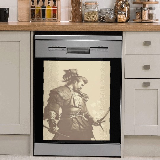 Samurai Japan Japanese Anime Katana Manga cyberpun Dish Washer Covers