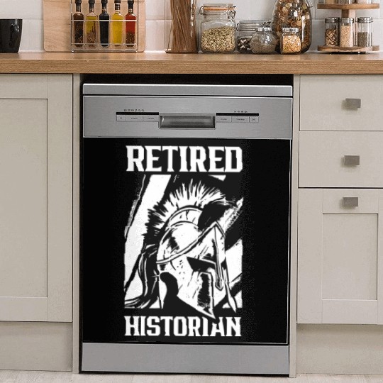 Retired Historian Historic History Teacher Job Dish Washer Covers