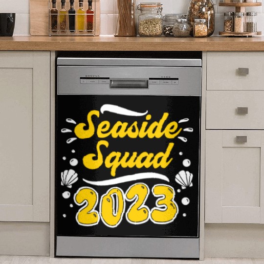 Seaside Squad 2023 Vacation Friends Spring Break Dish Washer Covers