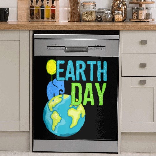 Earth Day 2019 Dish Washer Covers Great Vintage Ear Elephant S