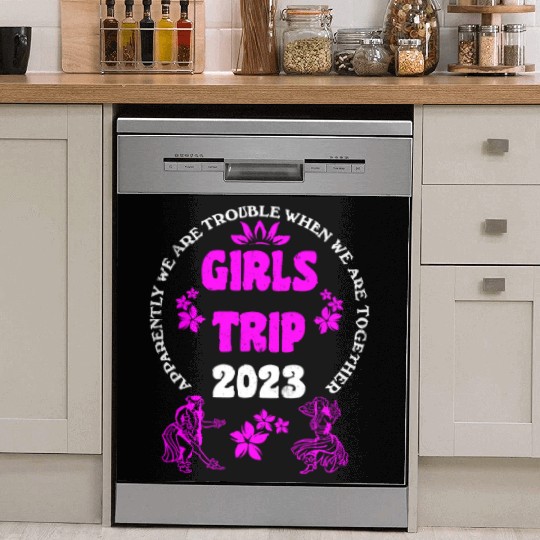 Girls Trip 2023 girls vacation girls spring break Dish Washer Covers